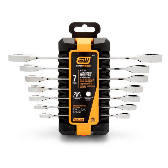 7-Piece Ratchet Wrench Set image number 1