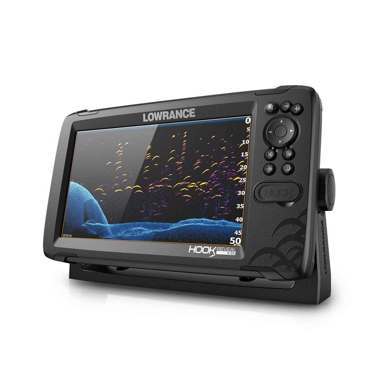 HOOK Reveal 9 Fishfinder/Chartplotter Combo with 50/200 HDI Transducer and C-MAP Contour Plus Charts image number 2