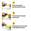 12' Saw-Tooth Storage Straps, 2-Pack image number 2