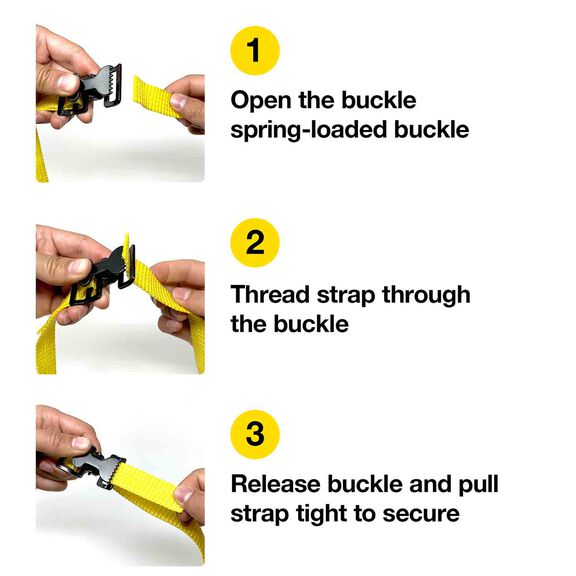 12' Saw-Tooth Storage Straps, 2-Pack image number 2