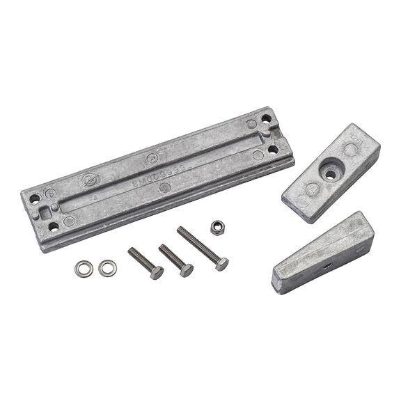 Quicksilver 8M0107546 Aluminum Anode Kit for Select Mercury 40-115hp Outboards image number 0