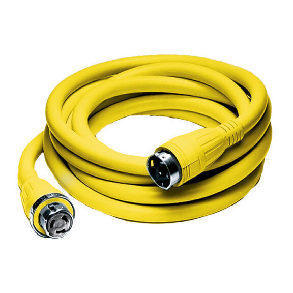 Hubbell Marine Cable, 50A 125/250V, 25ft, Yellow image number 0