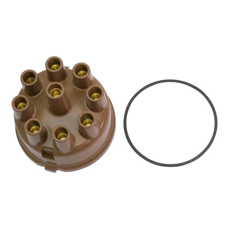 5075Q1 Distributor Cap for Marinized V-8 Engines by Ford with Mallory Conventional Ignition Systems image number 1