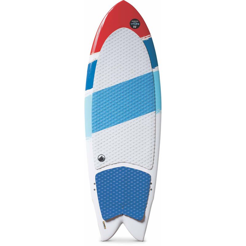 LIQUID FORCE 5'3" Fish Wakesurf Board with Rope and Handle West Marine
