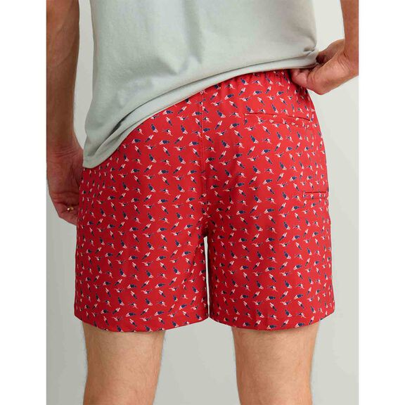 Men's Pursuit Printed Volley Shorts image number 1
