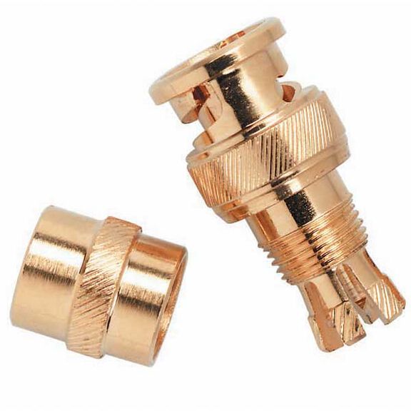 BNC/RG58 Gold-Plated Center-Pin Connector, RG-59 Coax image number 0