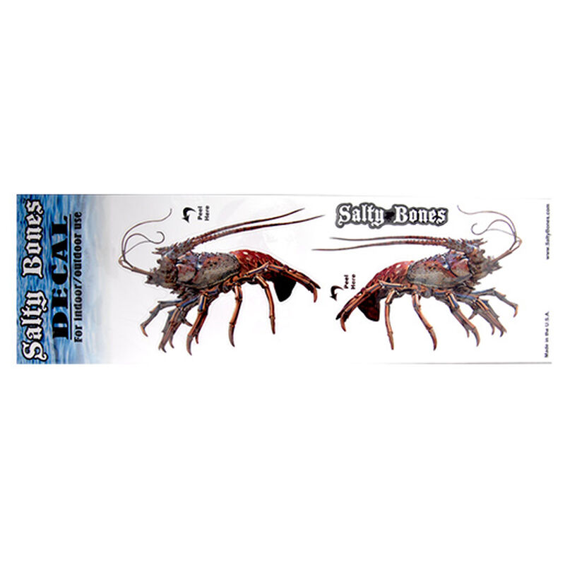 Lobster Salty Bones Decal, Two Pack image number null