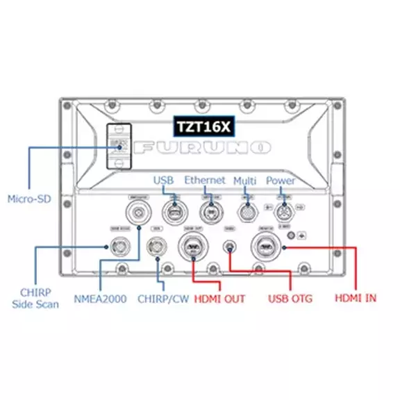 NavNet TZtouchXL TZT16X 16" Multi-Touch Multi-Function Display image number 1