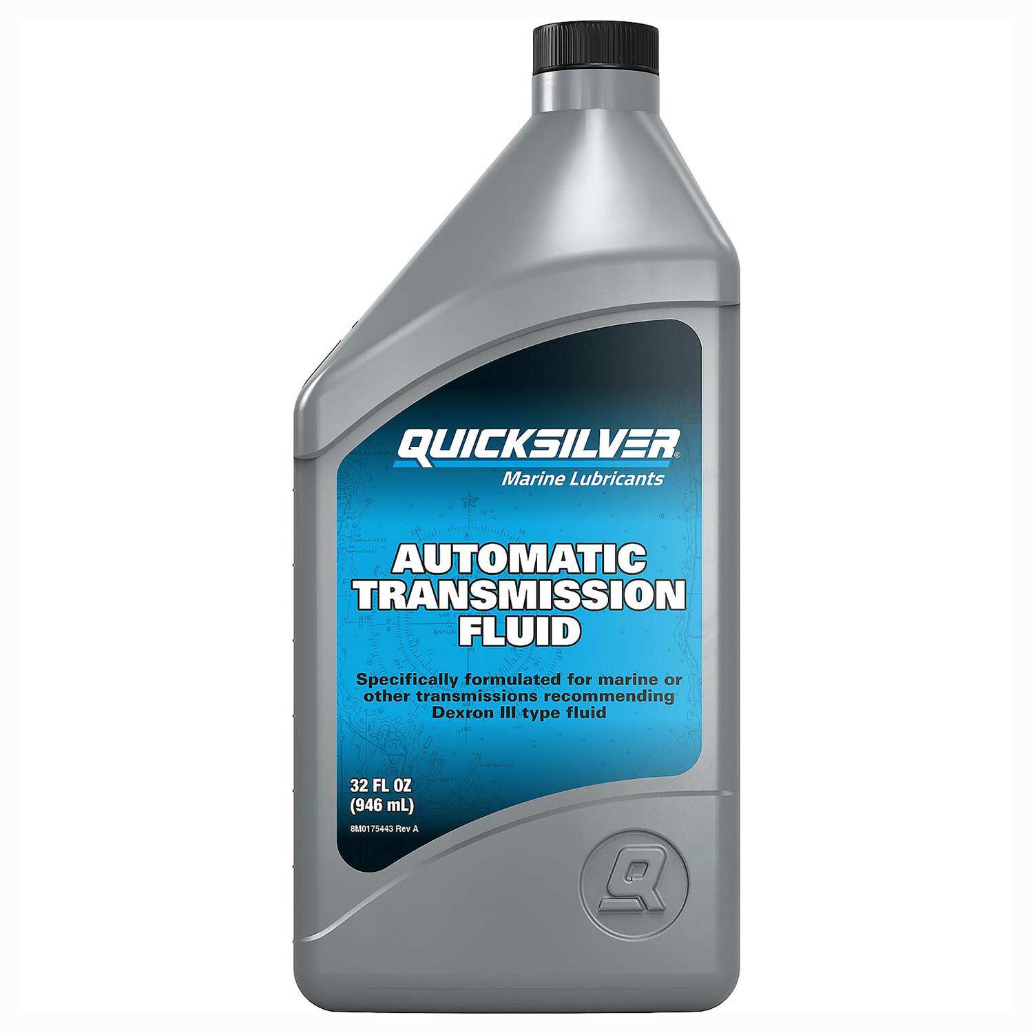 QUICKSILVER 8M0175441 Automatic Transmission Fluid, Quart