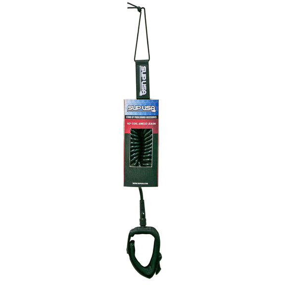10' Coiled Ankle Leash for Stand-Up Paddleboard image number 0