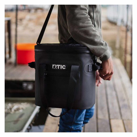 RTIC OUTDOORS Soft Cooler, Black