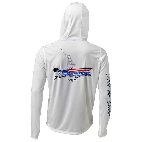 Men's Living the Dream Hooded Shirt image number 0