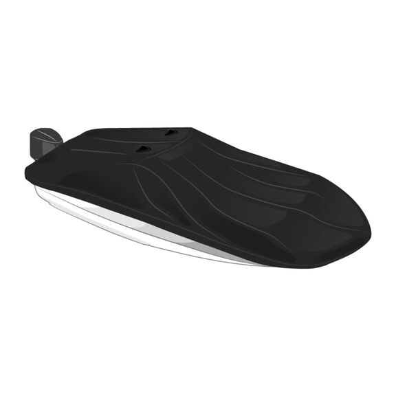 Select Fit Boat Cover for Deck Boat Doesn't Cover Extended Swim - 21'6"-22'5" BEAM 102" O/B- Sharkskin Plus - Sharkskin Blue image number 0