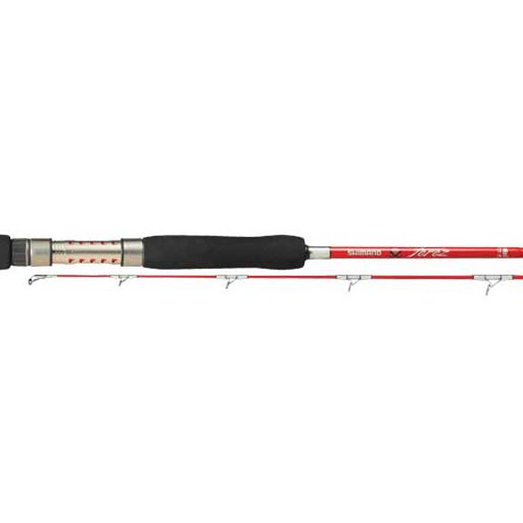 Terez Saltwater Casting Rod, Tuna Live bait, 6'9",Heavy, Fast,50-100, Stainless Alconite Fuji TK, Aluminum, Sunset Red image number 0