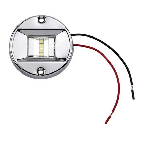 Flush Mount Round LED Stern Navigation Light, 2 Nautical Miles Visibility image number 0