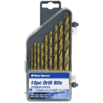 10-Piece Drill Bit Set