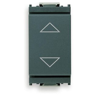 Vimar Idea 2-Position Switch with Directional Arrows 1P/1T 10AX 250V - Grey