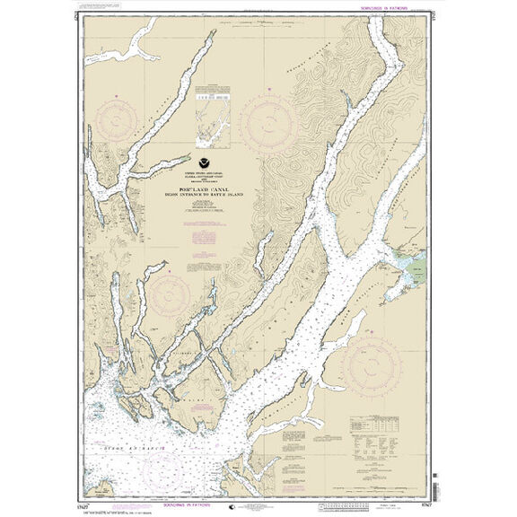 #17427 Portland Canal Dixon Entrance to Hattie Island image number 0
