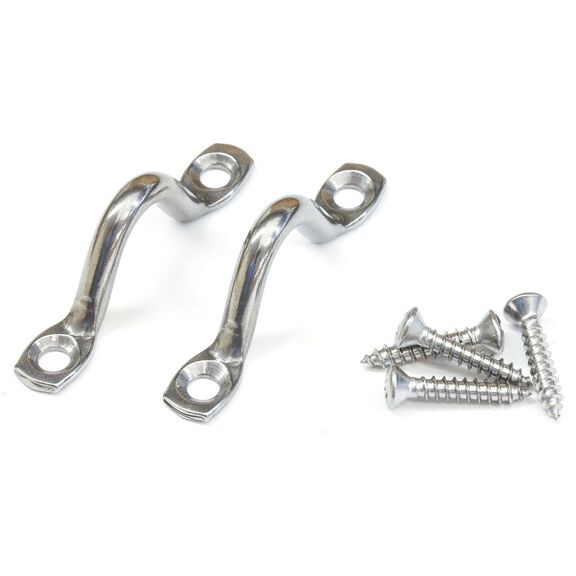 Stainless Steel Padeyes w/Stainless Screws image number 0