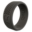 Men's Crosshatch Q2X Silicone Ring, Size 12 image number 0