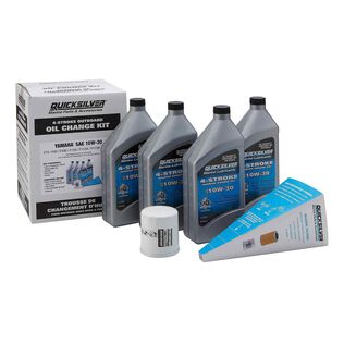10W-30 Oil Change Kit for 4-stroke Yamaha F75 through F115 Outboards