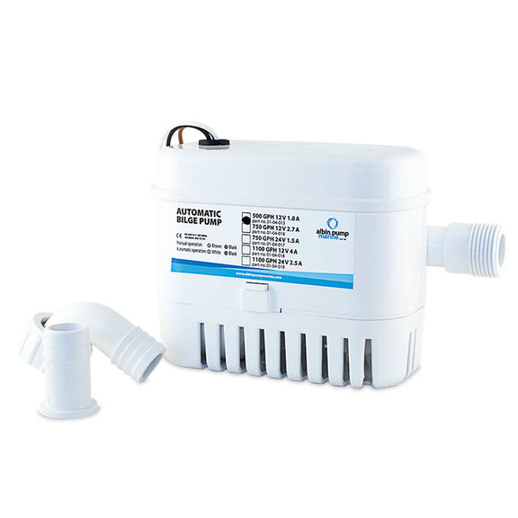 500 GPH Automatic Bilge Pump,12V image number 0