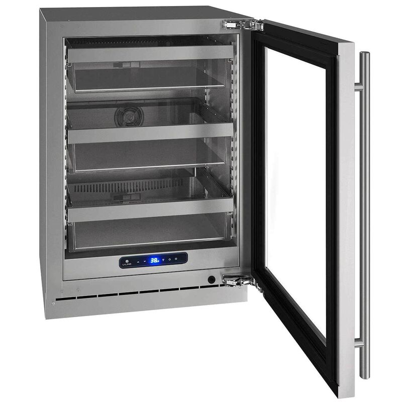 24" 5 Class Stainless Frame Refrigerator image number 1