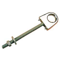 3/8" X 2 9/16"  Chrome-Plated Zinc Bow Eye
