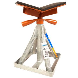16" to 24" V-Top Keel Stand, Galvanized