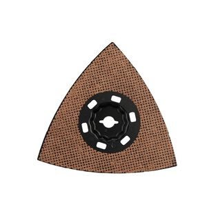 StarlockMax&reg; Oscillating Multi-Tool 4-1/2" Tungsten Carbide 100 Grit Delta Triangle Sanding Pad