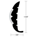 Rigid Rub Rail, 1 5/8" X  5/8" image number 0