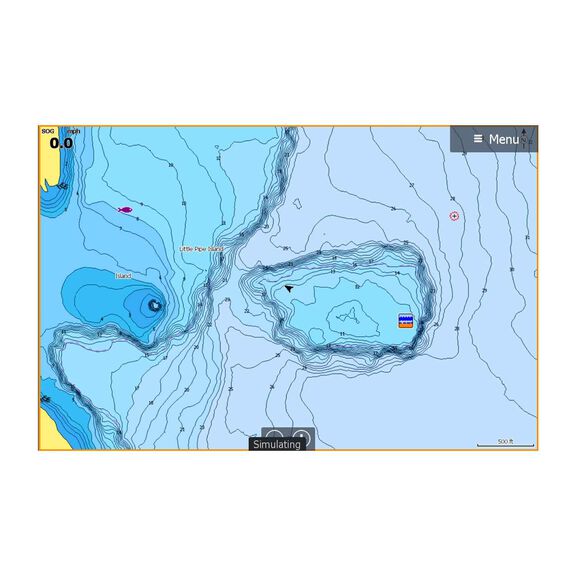 HOOK Reveal 5 Fishfinder/Chartplotter Combo with 50/200 HDI Transducer and C-MAP Contour Plus Charts image number 3