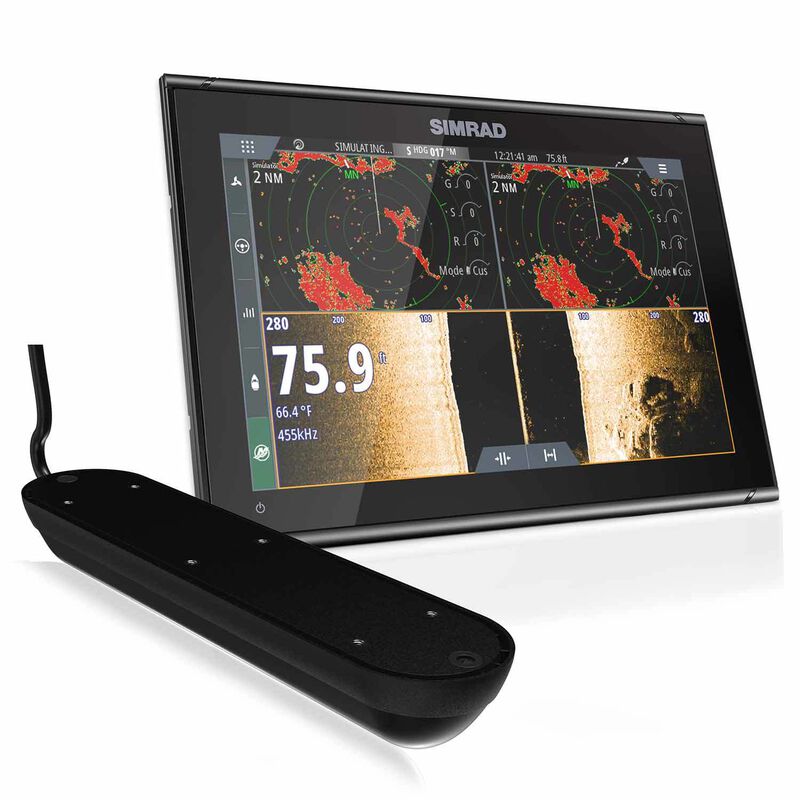 GO12 Fishfinder/Chartplotter Combo with Active Imaging™ Transducer image number 1