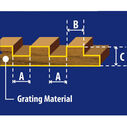 Teak 1/2" Cockpit Grating Material image number 2
