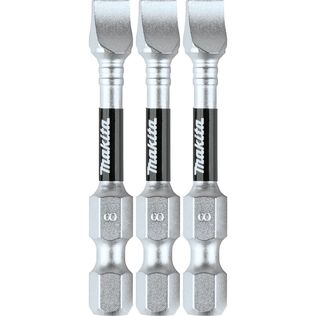 Impact XPS #8 Slotted 2" Power Bit, 3-Pack