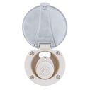 Recessed Shower Warm White Cup with Stainless Steel Lid, Small Warm White Sprayer, 10' White Rubber Hose image number 5