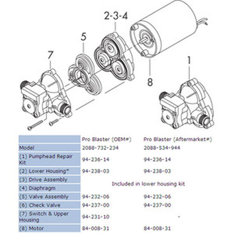 Pump Head Kit for Pro Blaster II image number 0