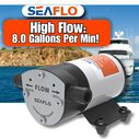 SEAFLO 12V Reversible 8.0 GPM Self-Priming Impeller Bilge/Ballast Pump image number 6
