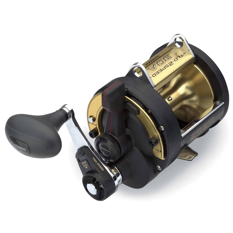 TLD II TLD30IIA 2-Speed Lever Drag Conventional Reel, 37" Line Speed image number 0