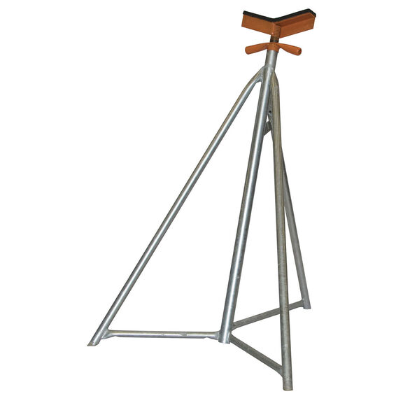 48" to 65" V-Top Galvanized Sailboat Stand image number 0