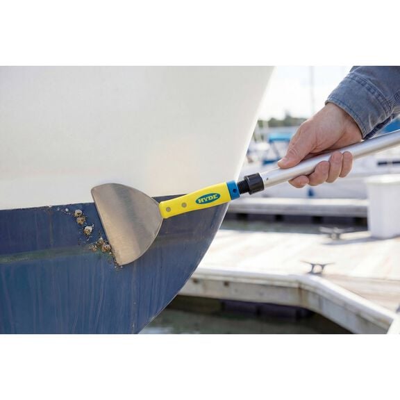 Marine Stainless Steel 6'' Flexible Scraper Acme Threaded Handle image number 2