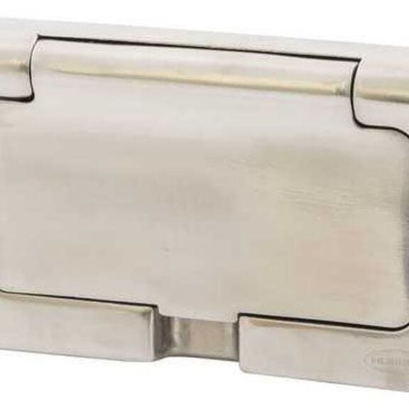 1 Gang, Stainless Steel GFCI Cover, 3R image number 0