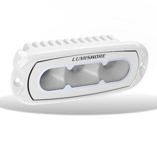 Lumishore 4" Eclipse LED Floodlight, 1,500 Lumen, White