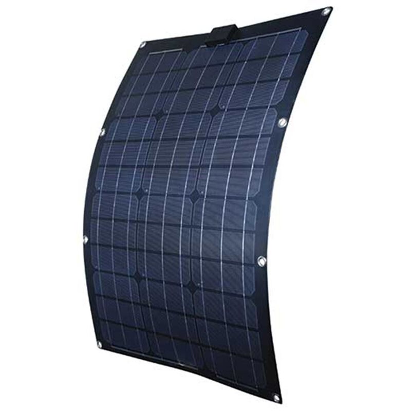 Semi-Flexible 50W Monocrystalline Solar Panel image number null