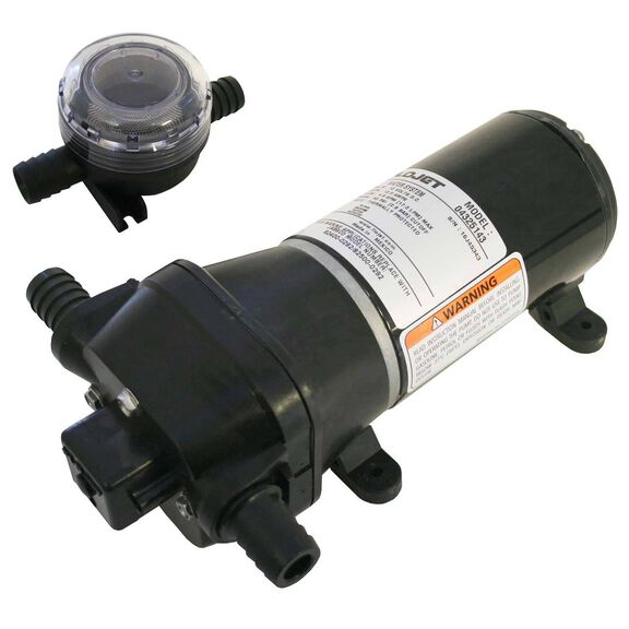4.5 GPM Heavy-Duty Flojet Quad DC Washdown Pump, 12V image number 0