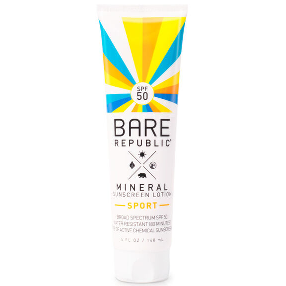 Mineral SPF 50 Sport Sunscreen Lotion, 5oz. image number 0
