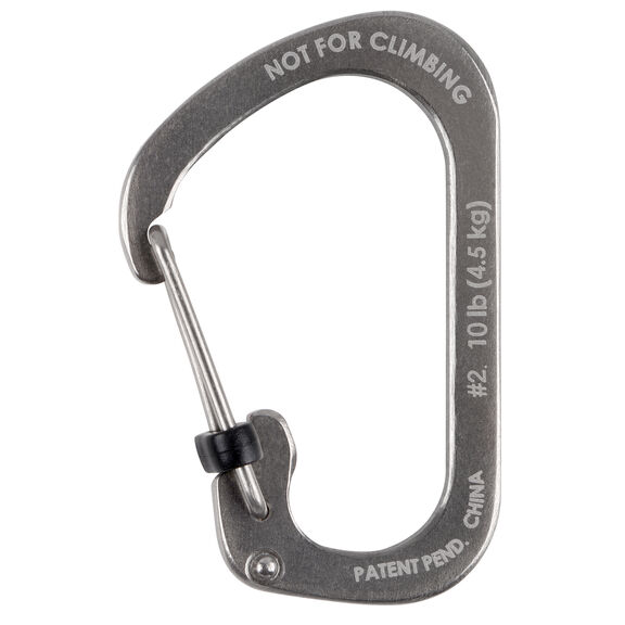 Nite Ize&reg; SlideLock&reg; Carabiner 3 Pack Combo, Stainless Steel image number 0