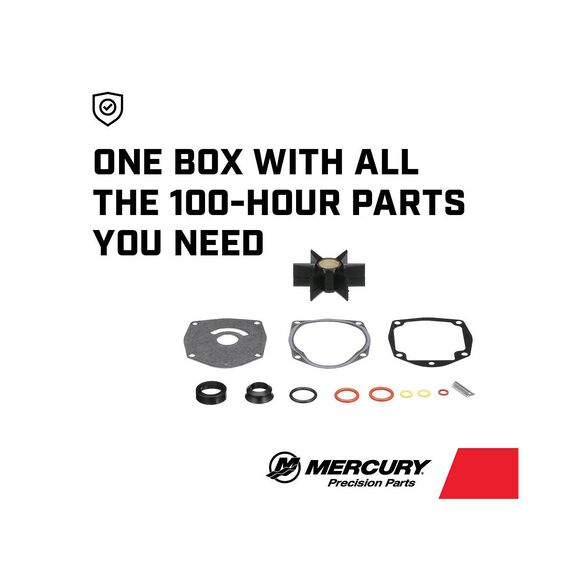 Mercury Water Pump Repair Kit 8M0100527 for Mercury and Mariner Outboards and MerCruiser Sterndrives image number 4