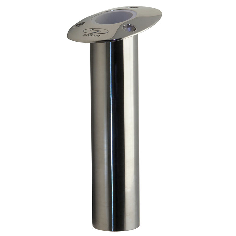 C E SMITH 70 Series 15° Flush Mount Stainless Steel Rod Holder West Marine