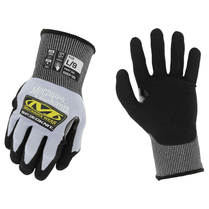 Mechanix Wear SpeedKnit S2EP33 Cut Resistant Coated-Knit Glove with Reinforcement | For Boats | by West Marine